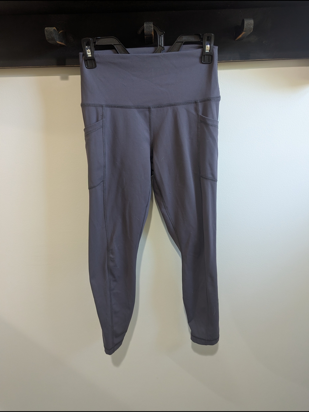 90 Degree By Reflex Charcoal High-Rise Pocket Leggings